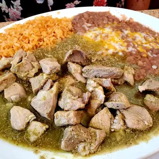Chile verde. Mom said it was delicious!