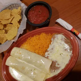 Burrito dinner
