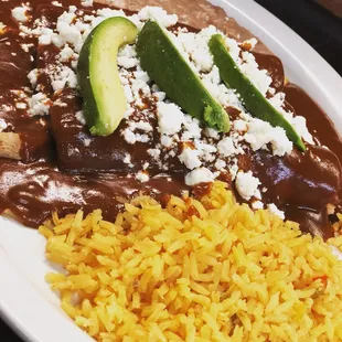 Mole Enchiladas