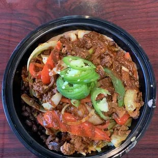 El D.F. Bowl (With Al Pastor). Phenomenal!