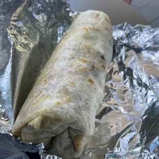 Large Asada Super Burrito
