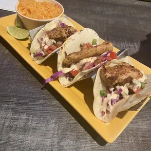 Mahi mahi tacos