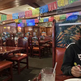 It definitely has a Mexican restaurant ambience!