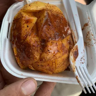 Mango con chile. Must try!