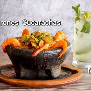 MOJITO, Camarones Cucarachas