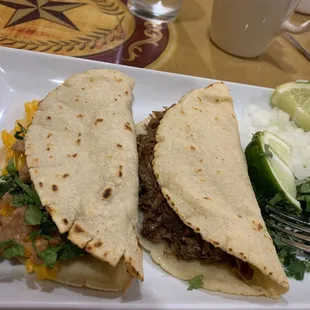 Gordo tacos on perfect corn tortillas!