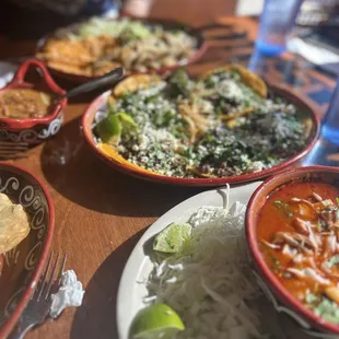 Tacos Al Carbon, pozole