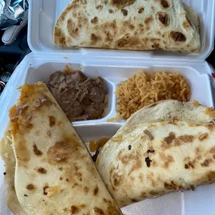 Quesadilla plate...