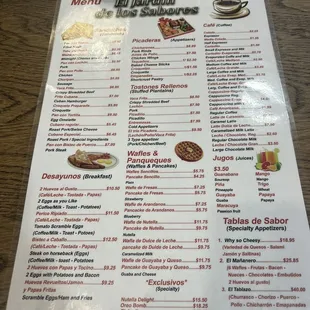 menu, burgers