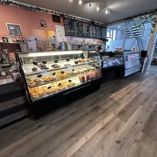 Display case and menu