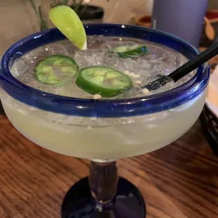 Jalapeño margarita is pretty damn good.