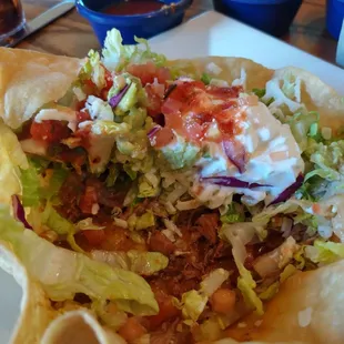 Where&apos;s the meat? Half sized salad with unfindable meat