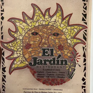 Menu - November 2022