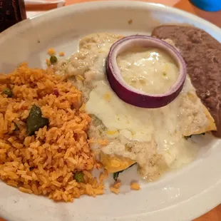 Spinach enchiladas