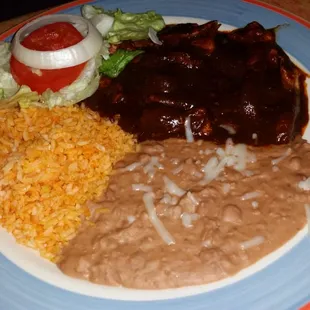 Pollo de mole....excellent;)