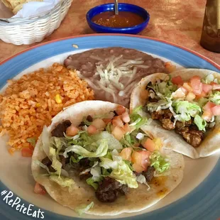 Taco Lunch - Steak and Pork