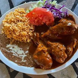 Chicken Mole Plate