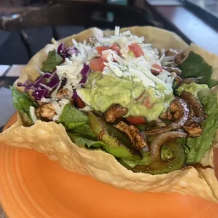 Chicken Fajita Salad