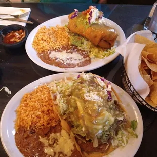 Chimichanga and Tapatia