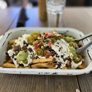 Papas Fritas Con Asada