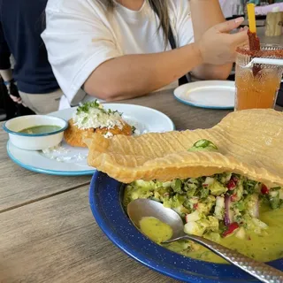 Tostadas de Ceviche