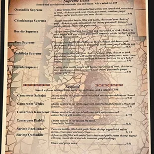 Menu page 5