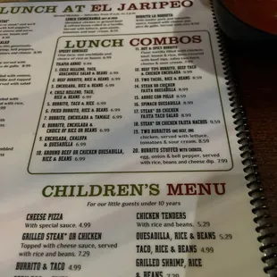 Menu!