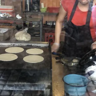 Fresh tortillas