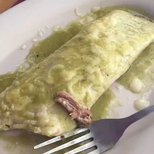 Chile Verde Burrito