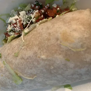 Shrimp burrito