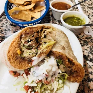 Al pastor burrito