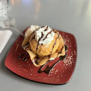 Fried ice cream