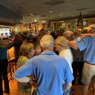 Los Amigos Ski and Travel Club happy hour.