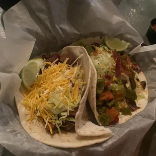 El Jefe taco and Ain't Yo' Daddy's Fried Chicken Taco
