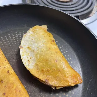 Me having to fully cook my Birria taco