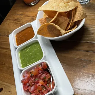 3 Salsas and Chips Brunch