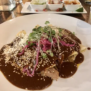 Mole Enchiladas