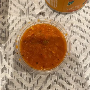 a bowl of sauce