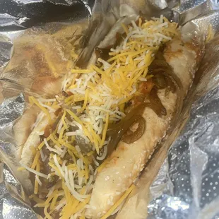 Our new chili and cheese Dog