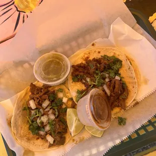 Carne asada tacos