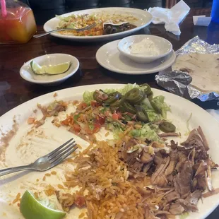 Carnitas and Fajita Quesadilla