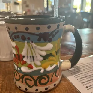 Cute pottery tea glasses