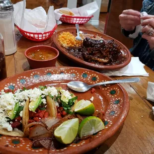 Tacos Matamoros and Mole' Polo!!