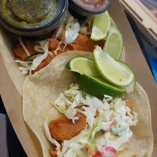 Fish tacos 2× $6!!