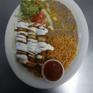 Chicken flautas