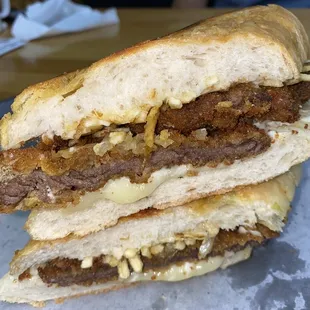 Palomilla steak sandwich