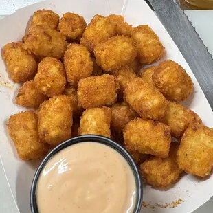Large Tot with J&amp;J Sauce