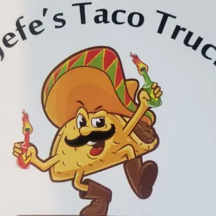 a cartoon taco