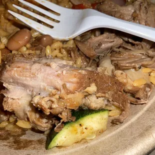 Pork meat, carnitas