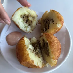 Potatoe Ball with beef